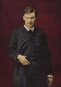 Ilia Efimovich Repin Golla Zhu Knoff portrait oil on canvas